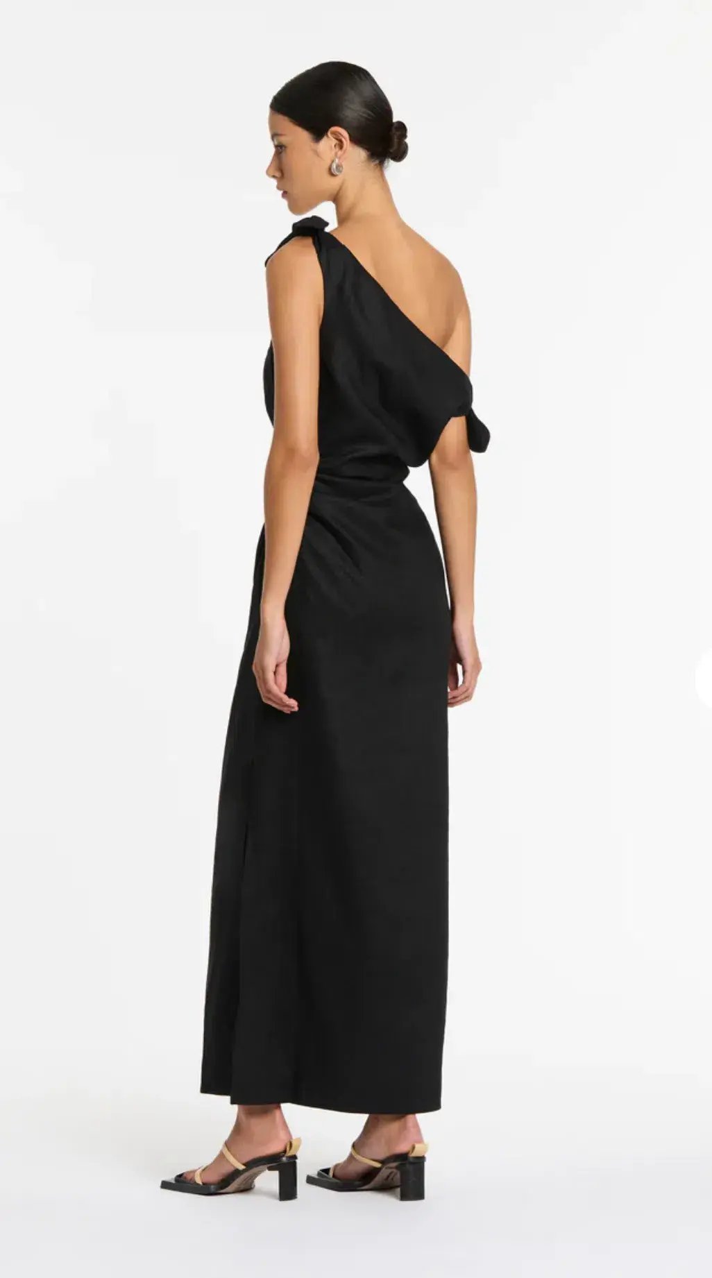 Sir The Label Bettina Off Shoulder Dress In Black Size 3 / AU 12 photo 3