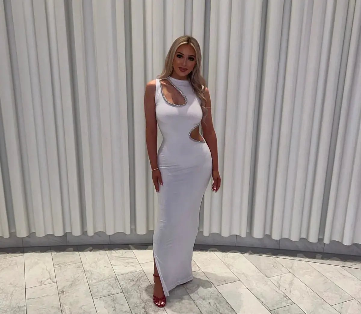 Ivona Skelo Vivia Dress White Size 6 photo 2
