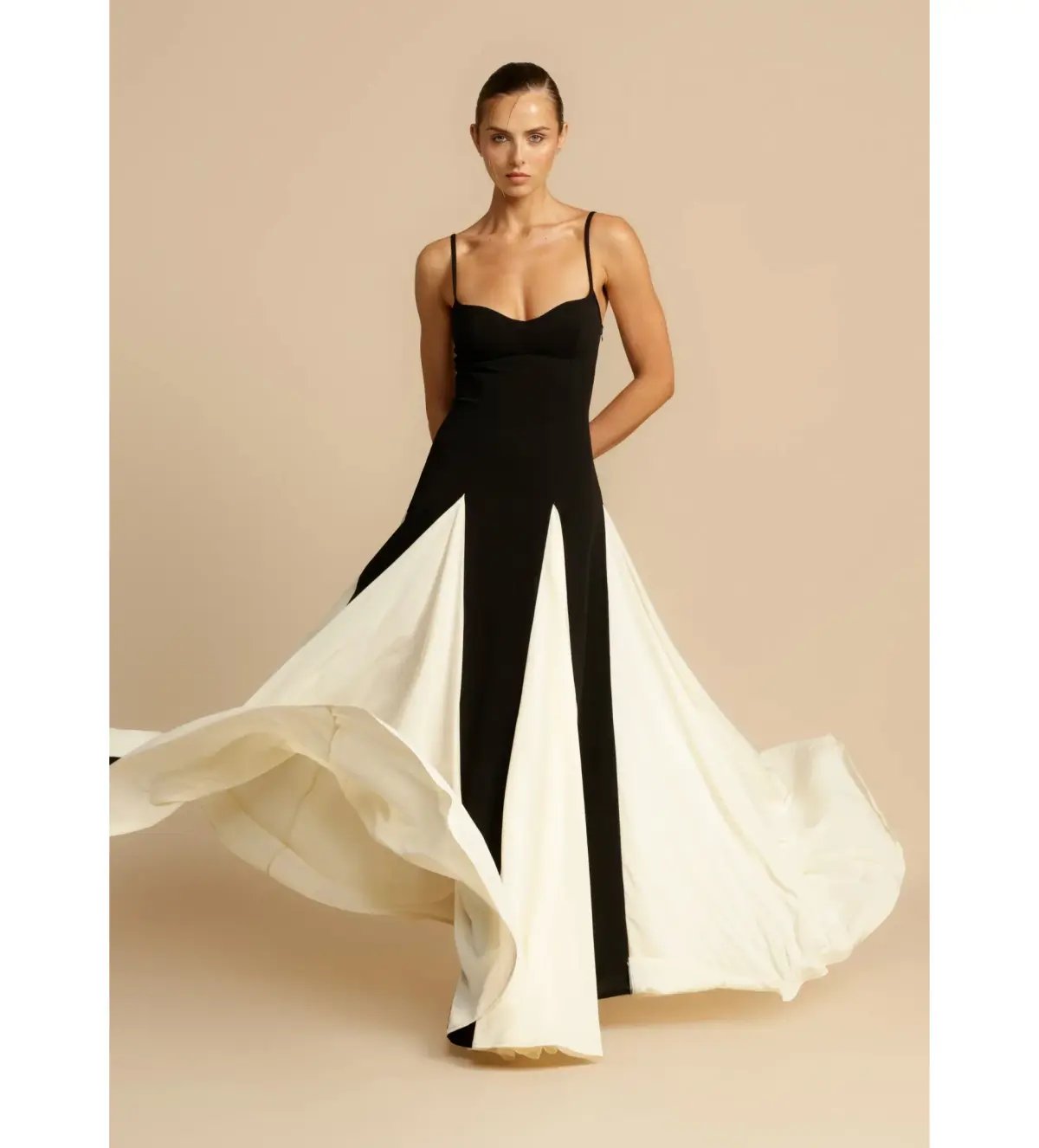 Arcina Ori Paloma Dress Black/White Size AU 6 photo 2