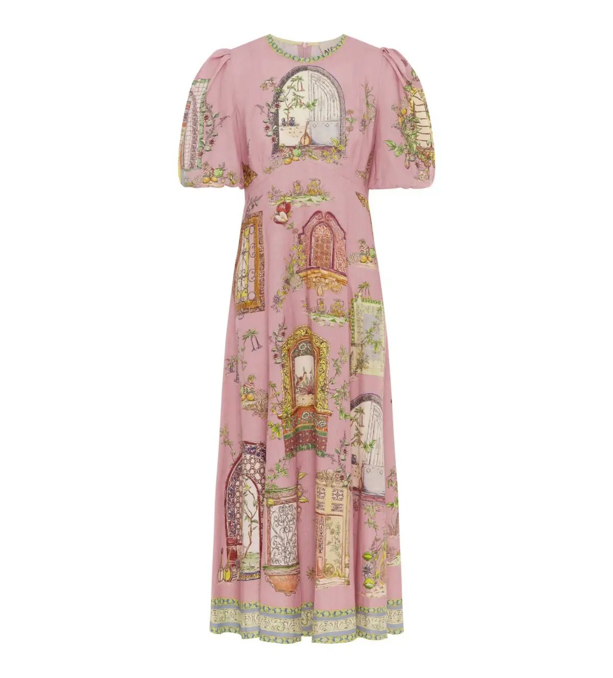 Alemais Monte Midi Dress Pink  Size 8 photo 3