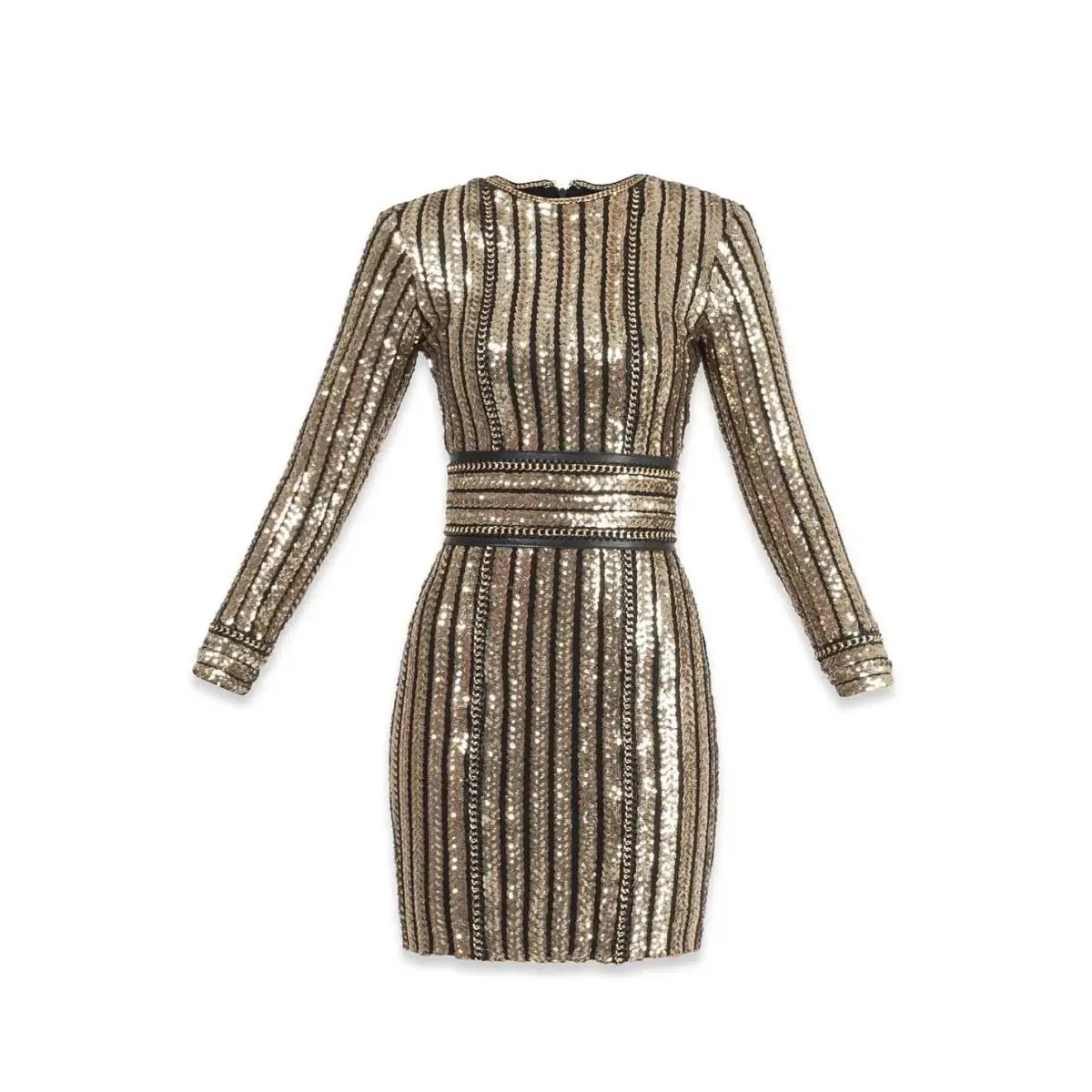 Nadine Merabi Kina Dress Gold Size 8 photo 2