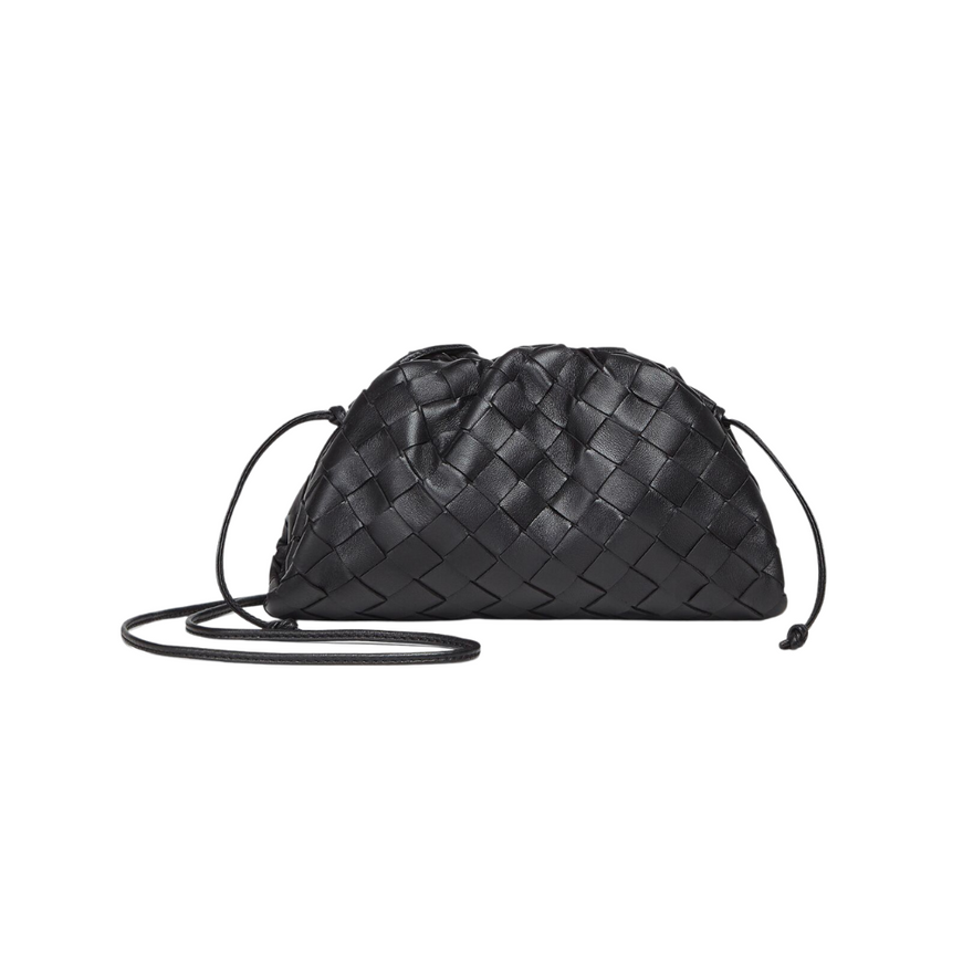Bottega Veneta Mini Woven Clutch (black) photo 3