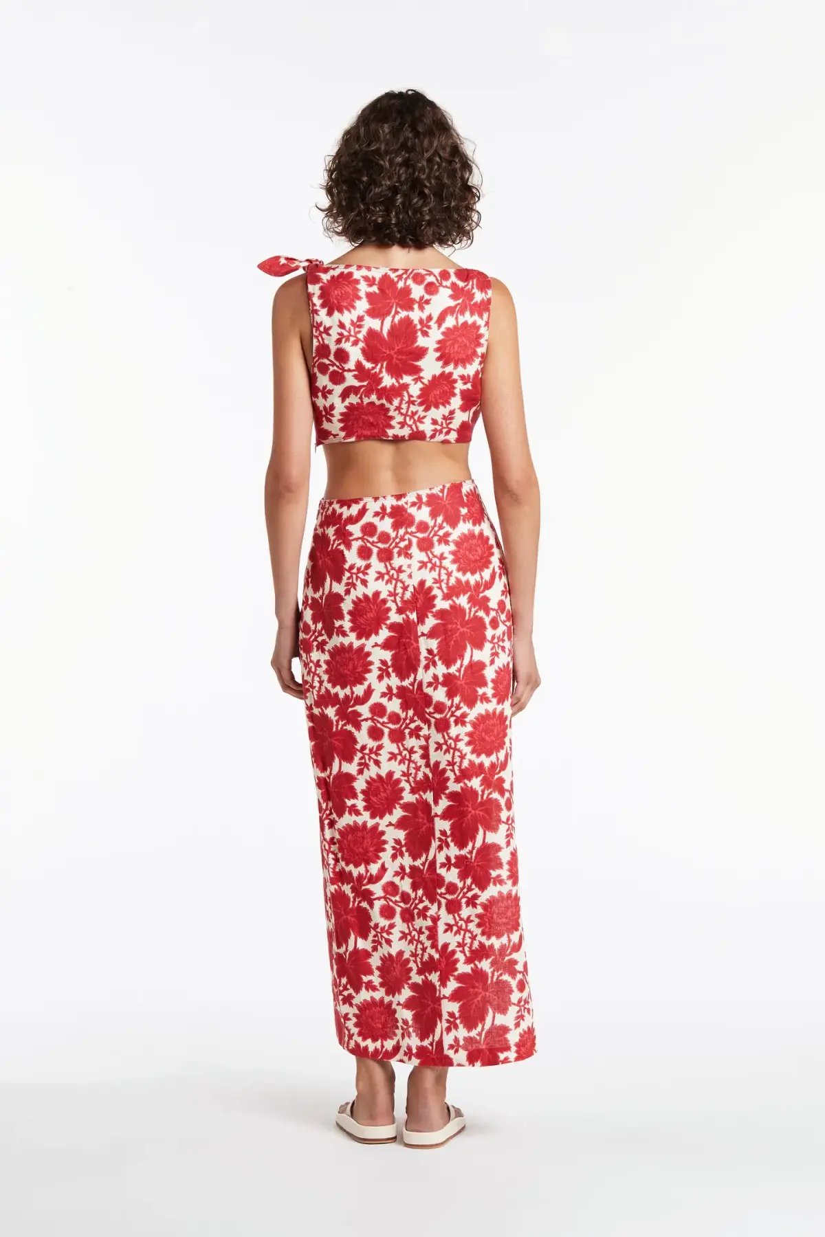 Sir the Label Cinta Knot Dress in Valentina Print Size 8 photo 3