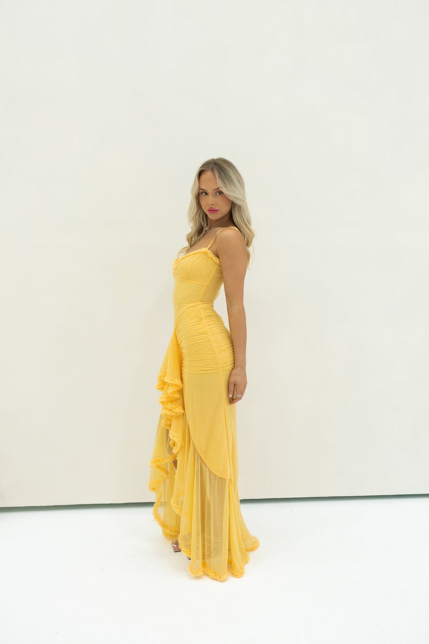 House of CB Gabbi Gown Apricot photo 2