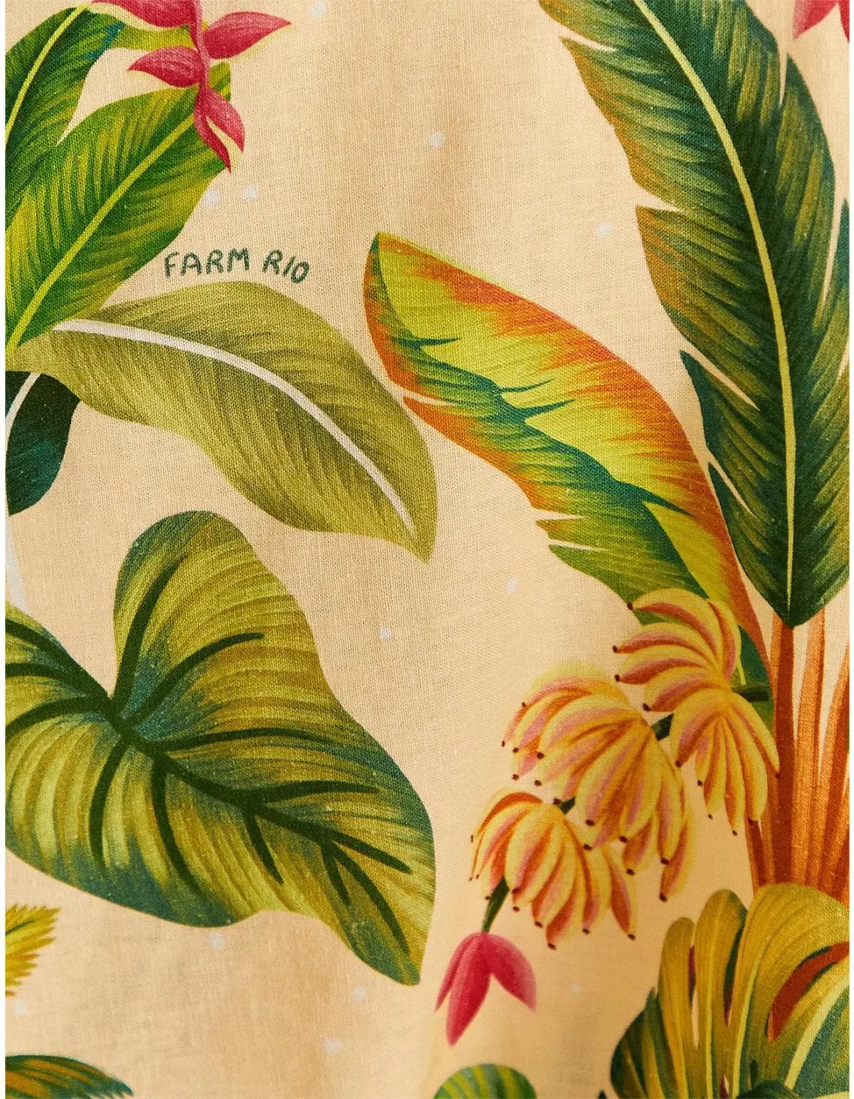 Farm Rio Fruit Forest Maxi Dress Sand/Print Size M / AU 10 photo 4