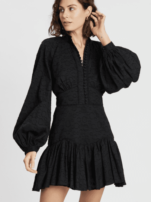 Acler Bastia Mini Dress Black Size 6 photo 2
