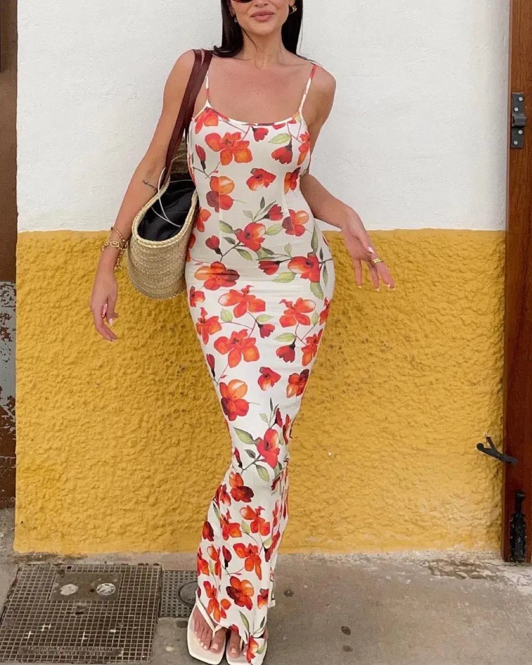 SLA the Label Capri Dress Floral Print Size XL / AU 14 photo 2