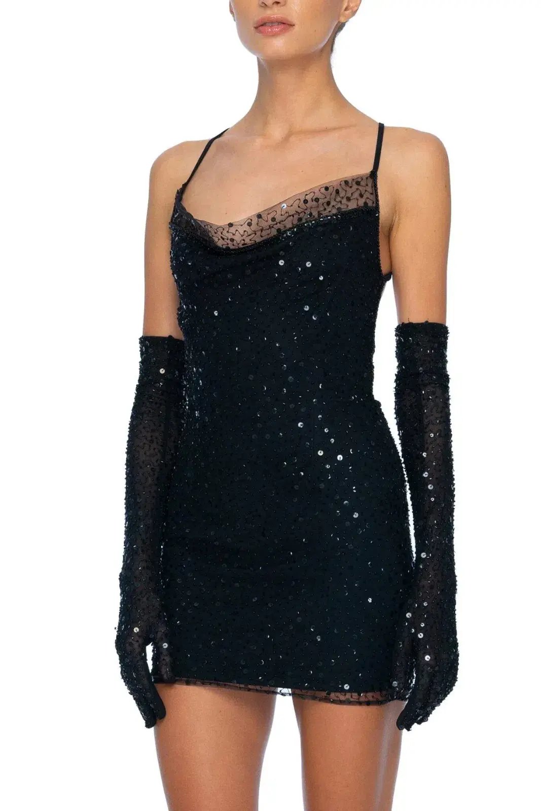 Dyspnea Paris Circa 2004 Mini Dress in Black Size M/AU 10 photo 3