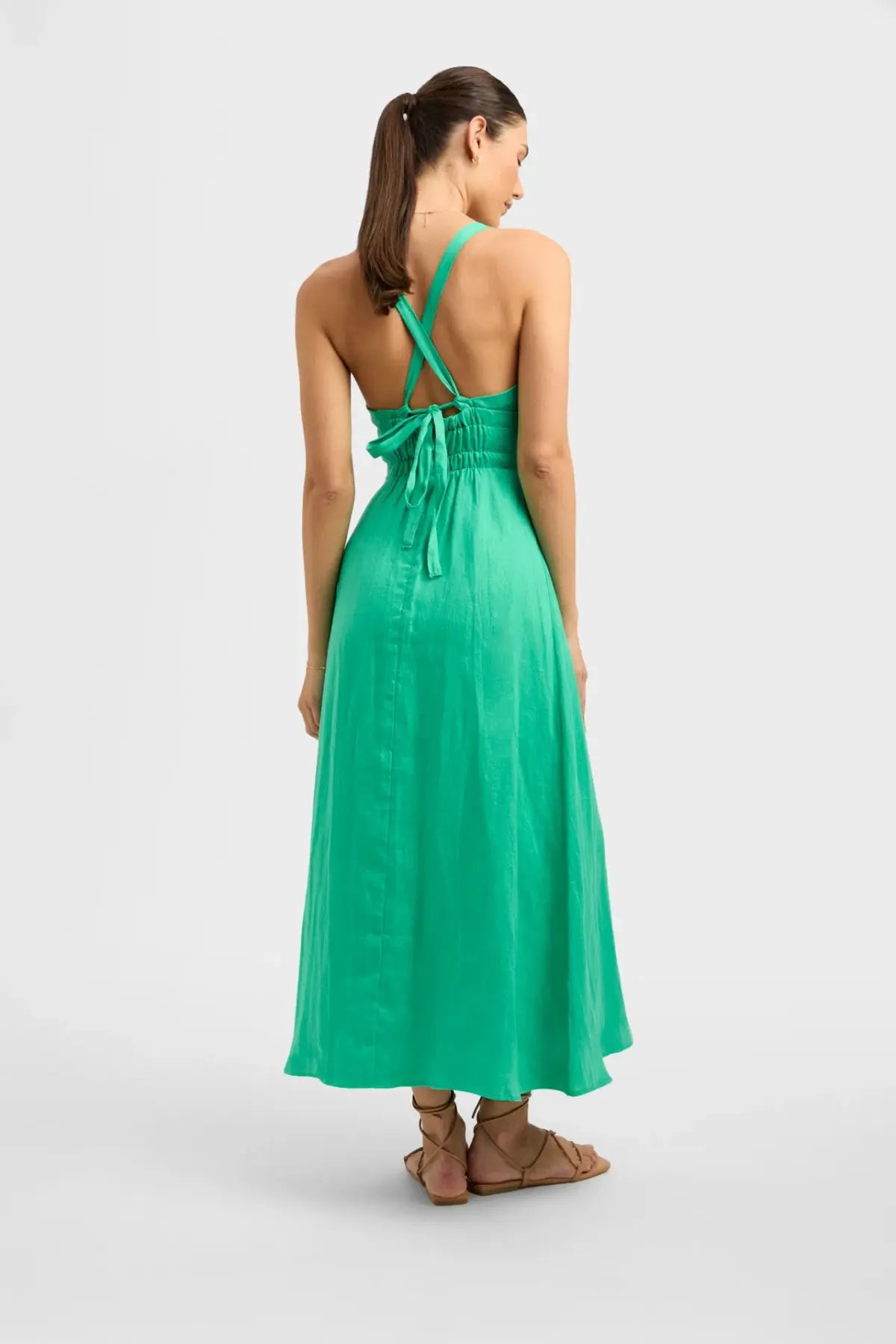 Kookai Tahiti Vee Dress Island Green Size S (AU 8) photo 3