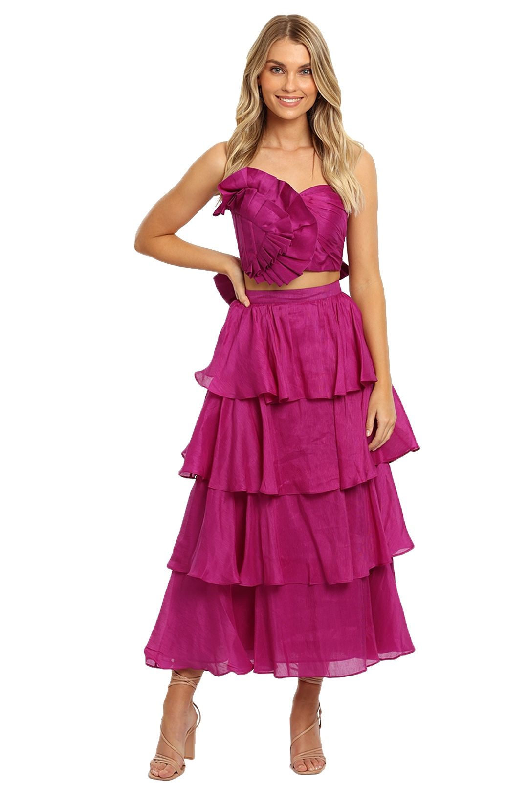 Violet Bustier and Skirt Set photo 2