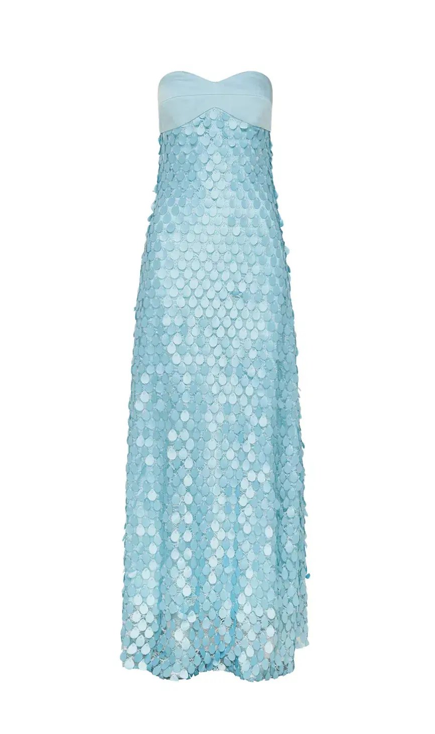 Manning Cartell Supreme Extreme Balconette Midi Dress Aqua Spritz Blue Size 8 photo 6