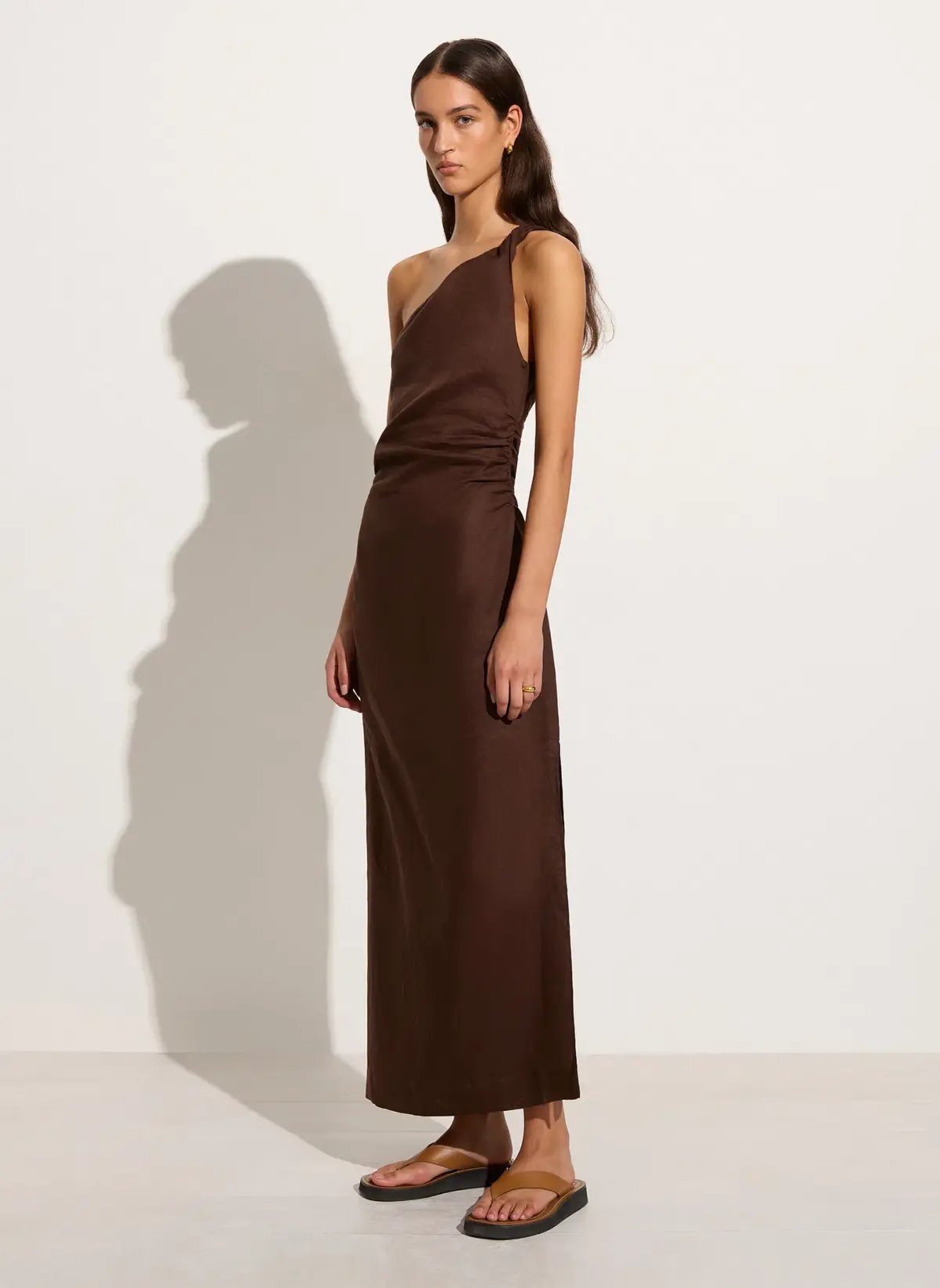 Faithfull Jomana Midi Brown Size 8 photo 2