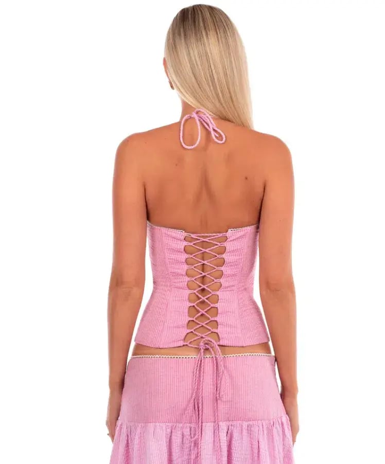 I Am Delilah Adeline Corset & Skirt Set Lulip Pink Size AU8 photo 3