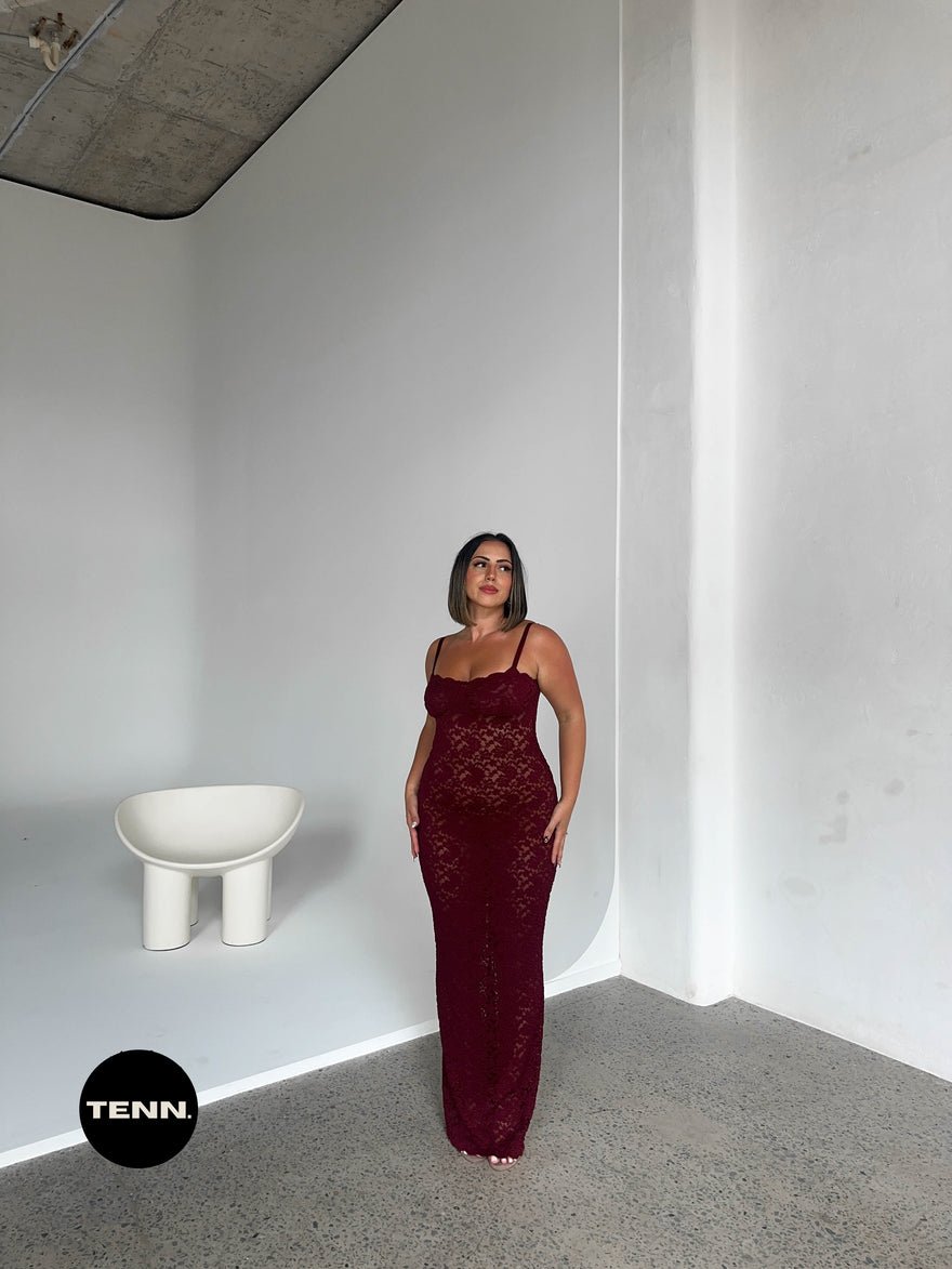 Arcina Ori Margot Dress - Wine photo 2