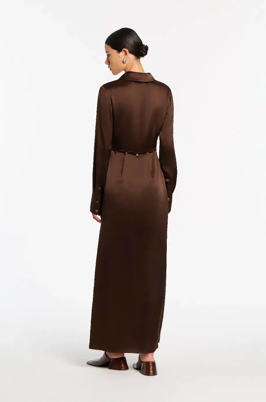 Natalie Rolt Dahlia Gown in Espresso Size 1 / AU 8 photo 16