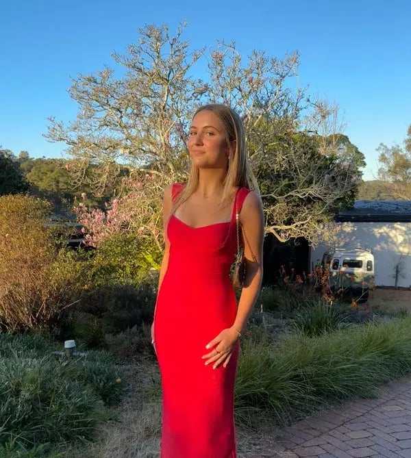 Herve Leger Sweetheart Gown Red Size M / AU 10 photo 4