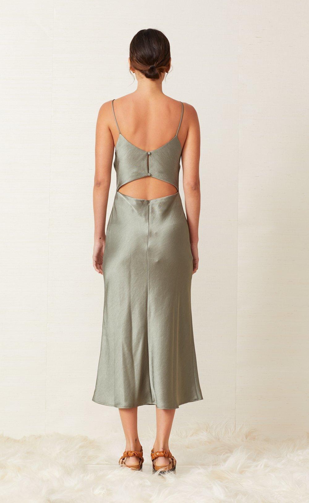 Bec and Bridge Mila Slip Dress green size 8 photo 2