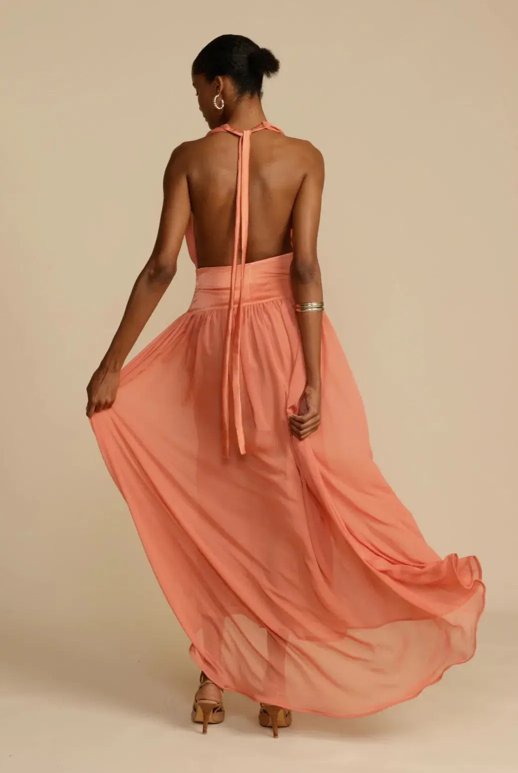 Arcina Ori Serena Dress Coral Size M / AU 10 photo 3