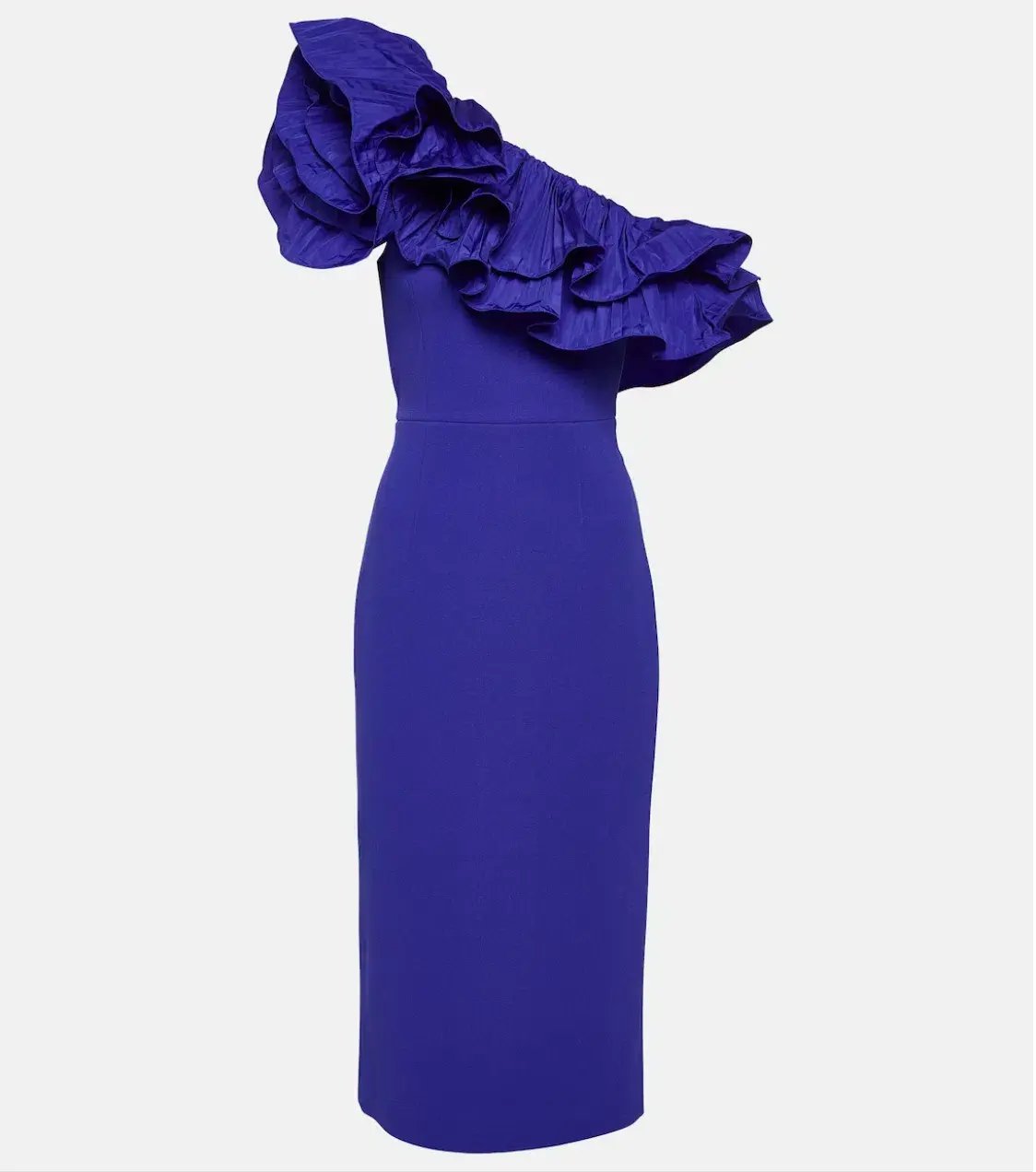 Rebecca Vallance Cora One Shoulder Midi dress Blue Size AU 8 photo 4