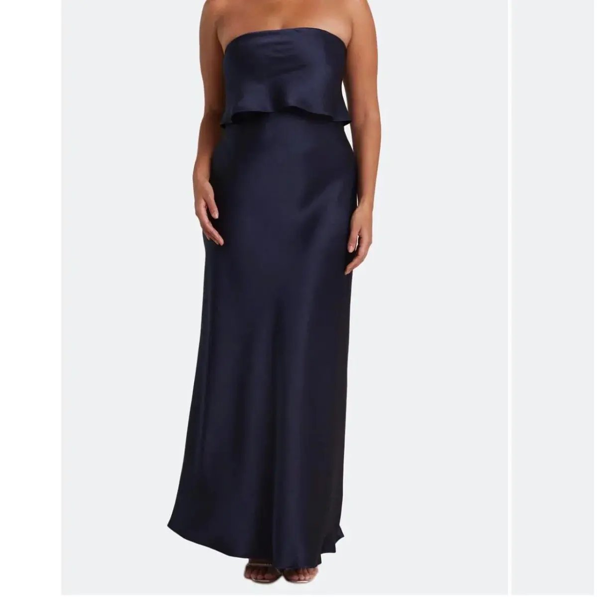 Bec & Bridge The Dreamer Overlay Dress Navy Size 12 photo 3