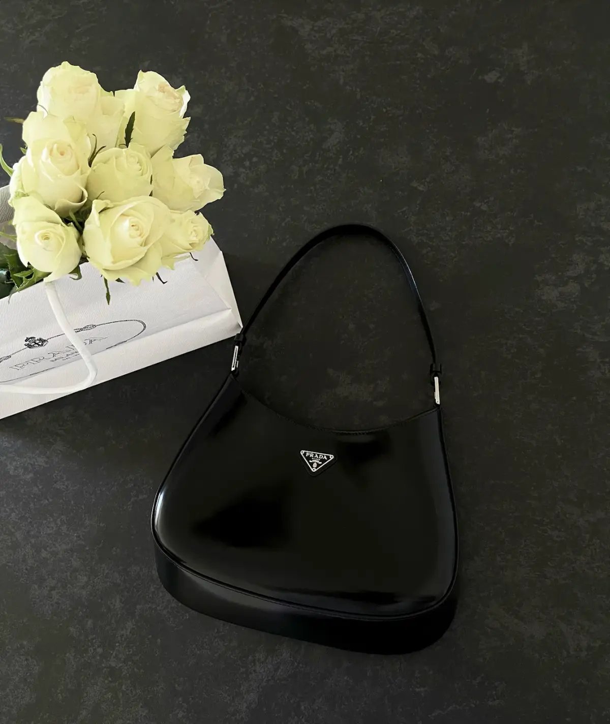 Prada Black Cleo Shoulder Bag photo 4