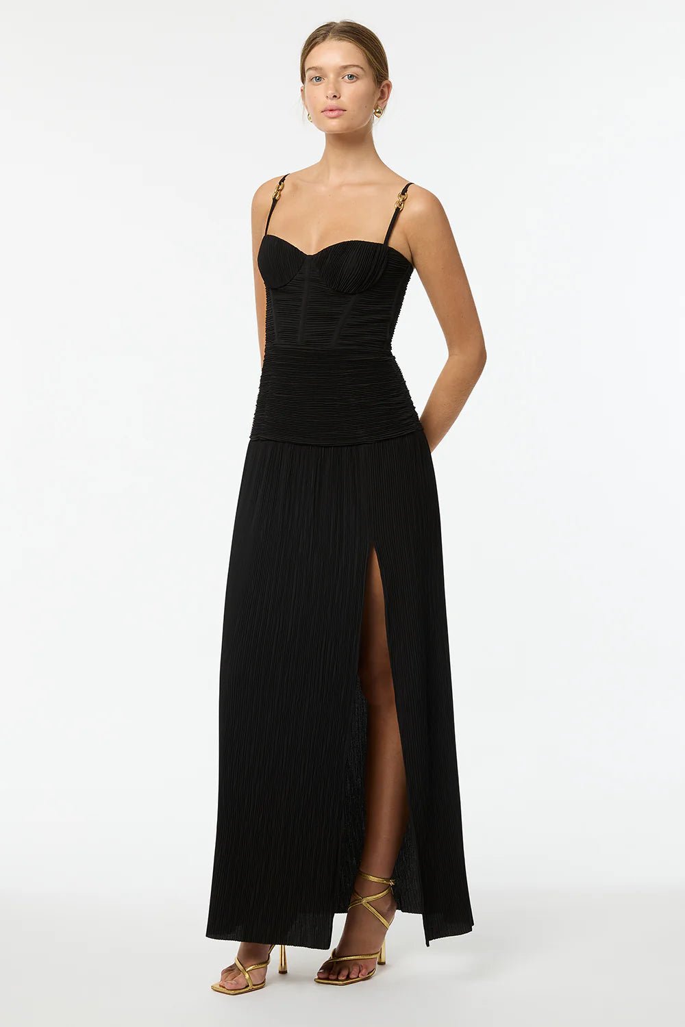 MANNING CARTELL DOUBLE TIME PLEAT DRESS - BLACK photo 7