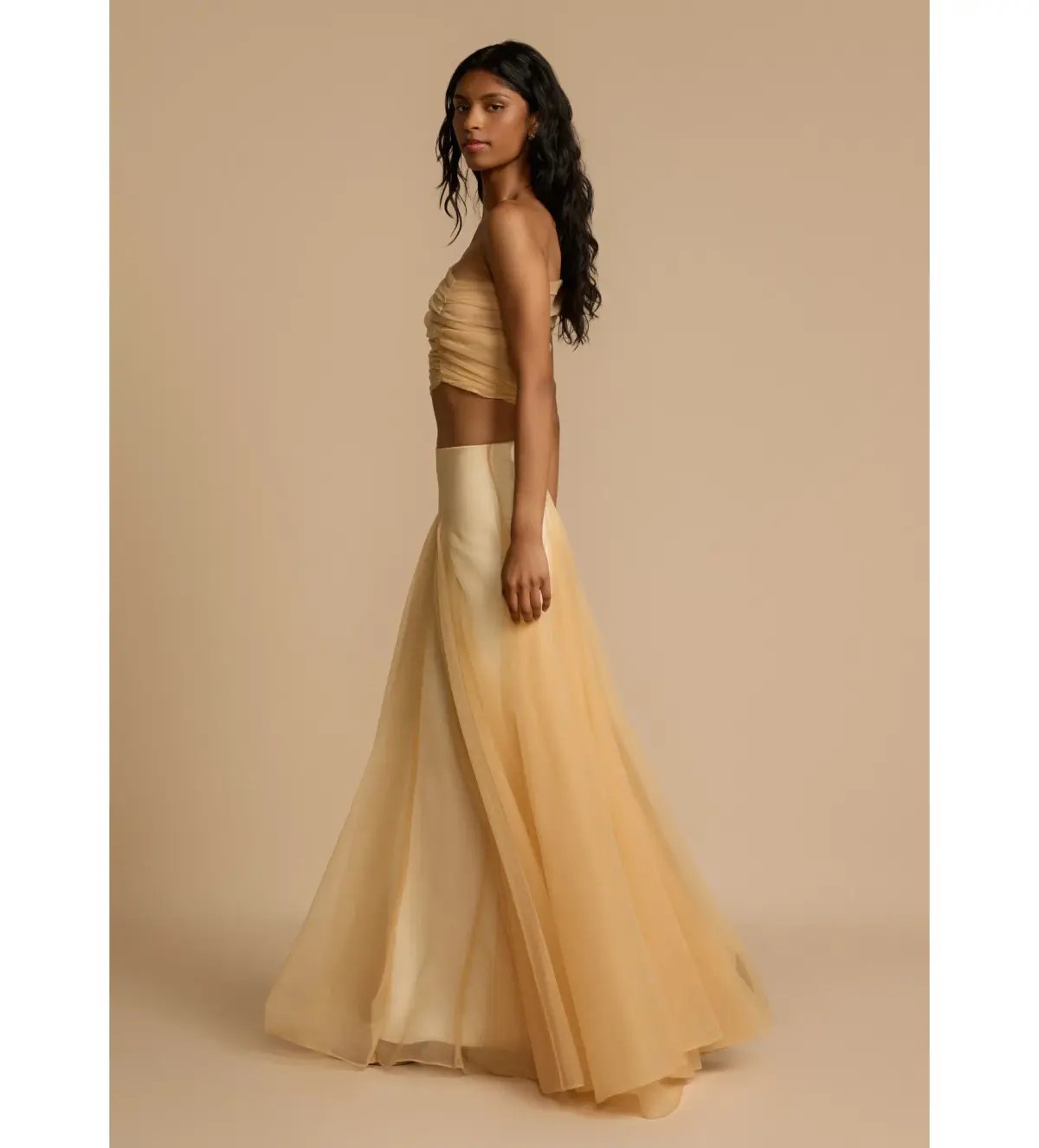 Arcina Ori Violetta Top and Skirt Set Champagne Size AU 8 photo 3