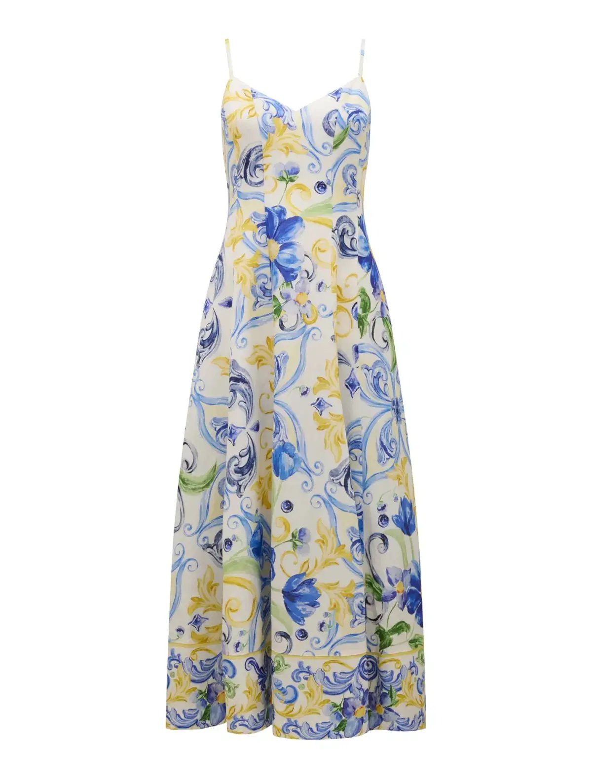 Forever New Chiara Printed Midi Dress Capri Tile Size 12 photo 6