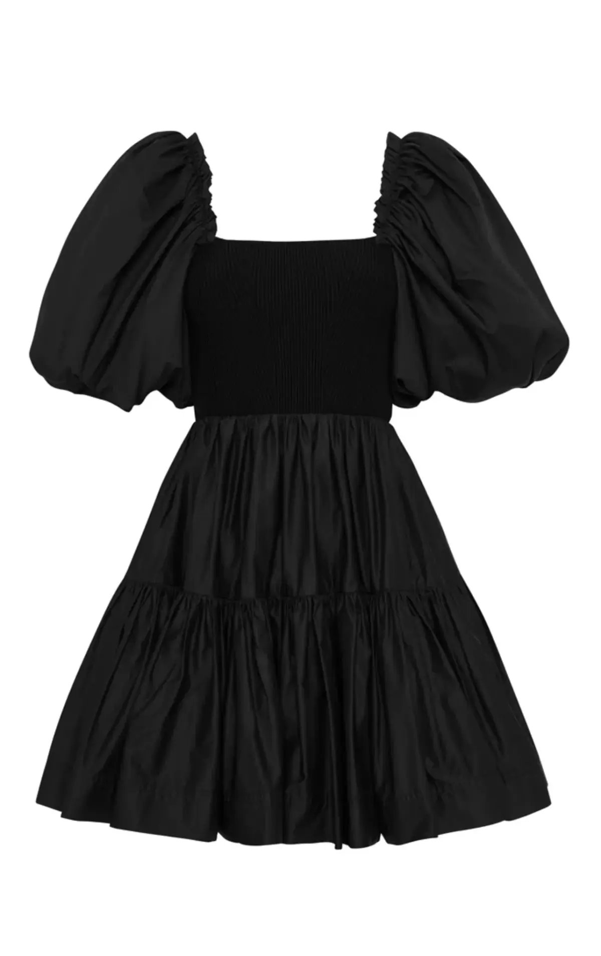 Aje Casa Puff Sleeve Mini Dress Black Size AU 8 photo 5