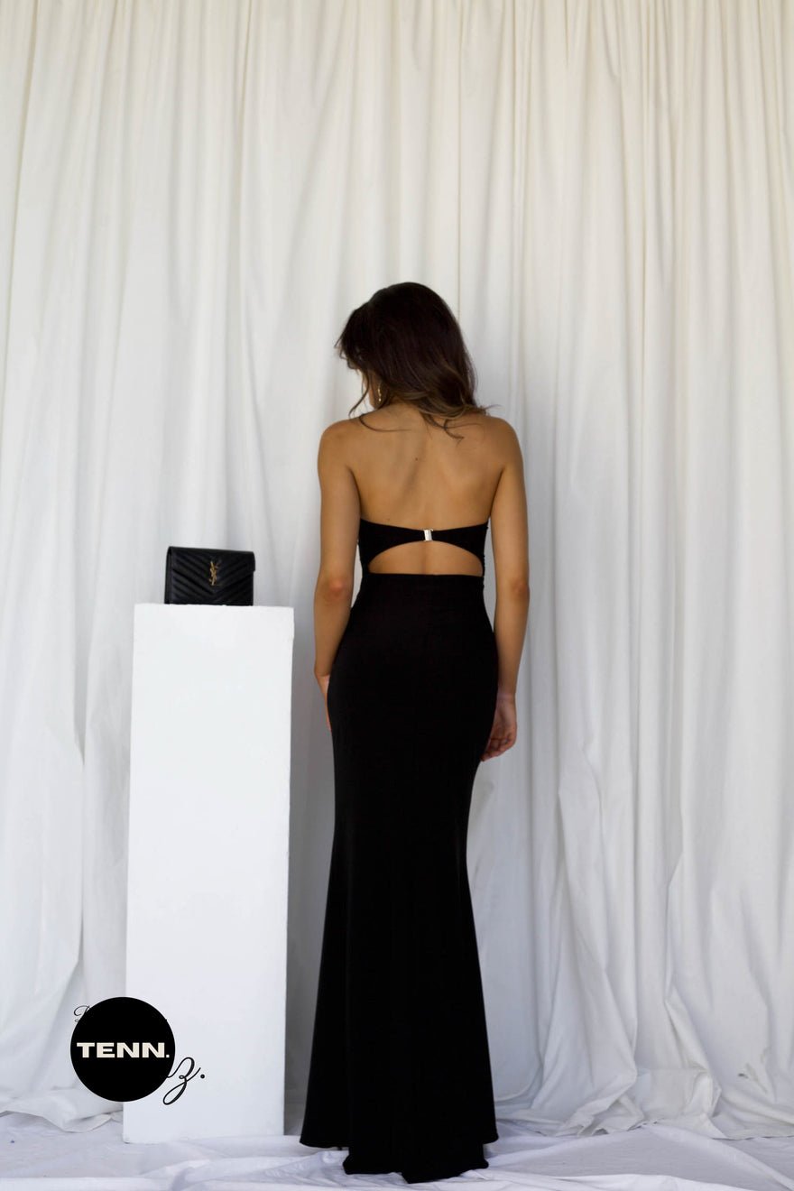 Natalie Rolt Sabrina Gown - Black photo 2