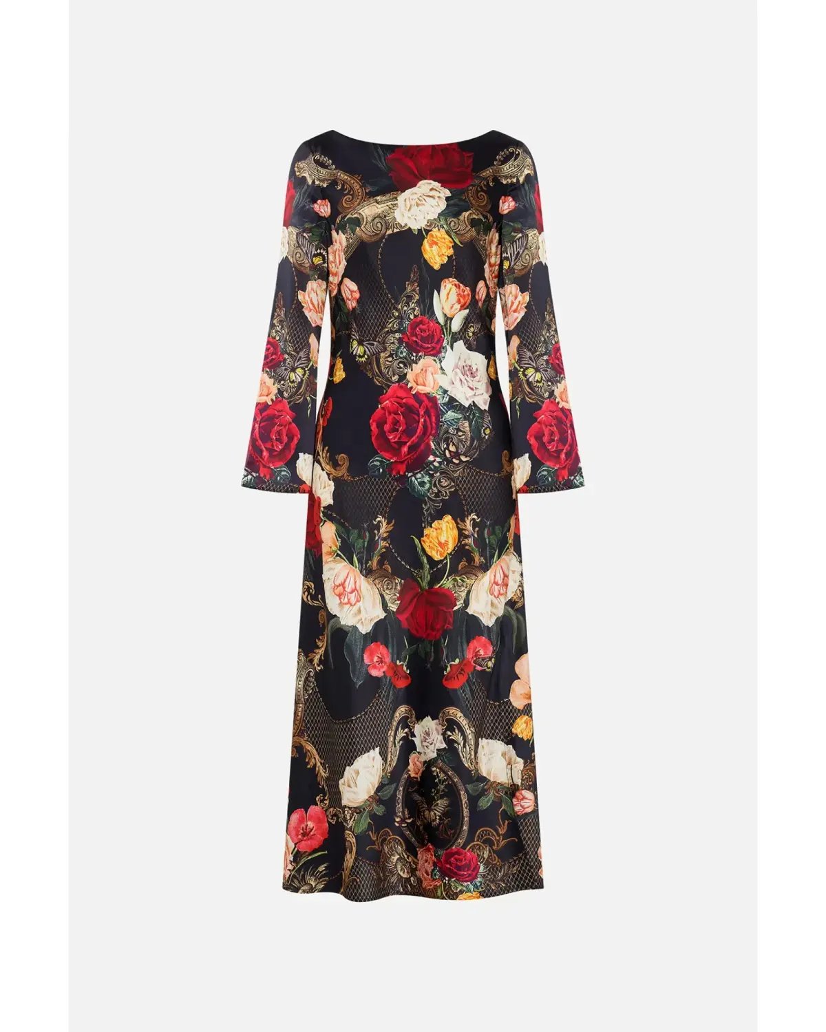 Camilla Long Sleeve Bias Dress The Magic In The Manuscripts Size AU 12 photo 5