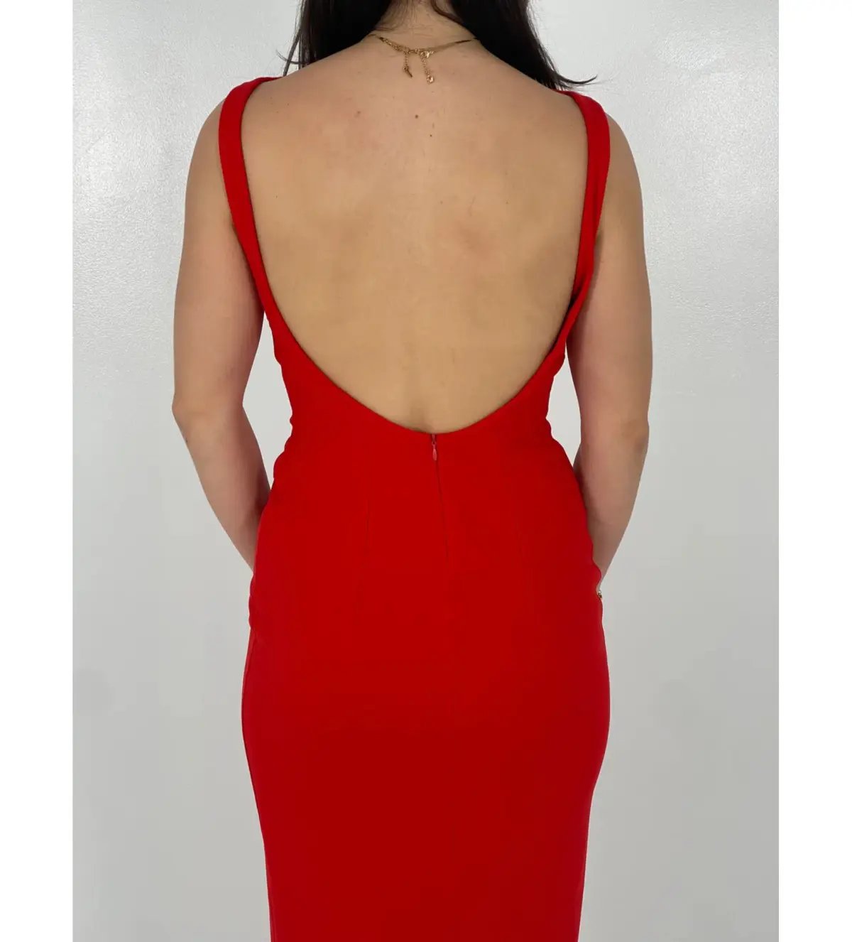 Effie Kats Verona Gown in Cherry Red Size S / AU 8 photo 4