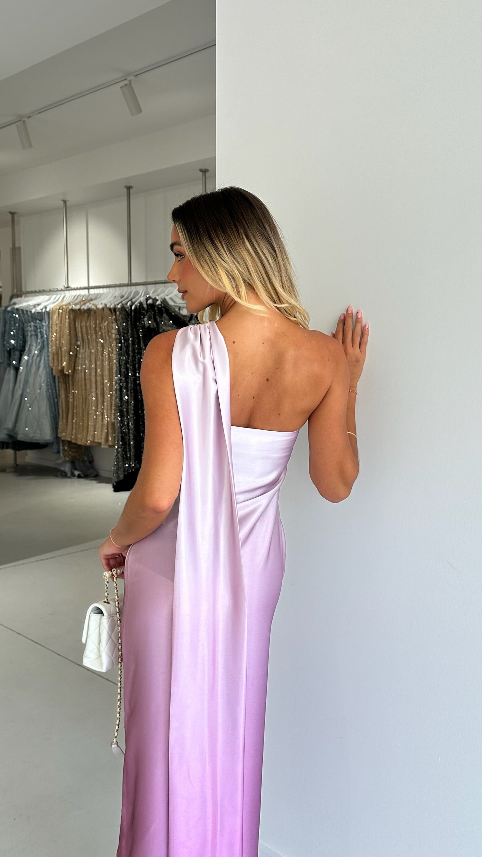 TWILIGHT MAXI DRESS BY MY SECRET WARDROBE PINK photo 3
