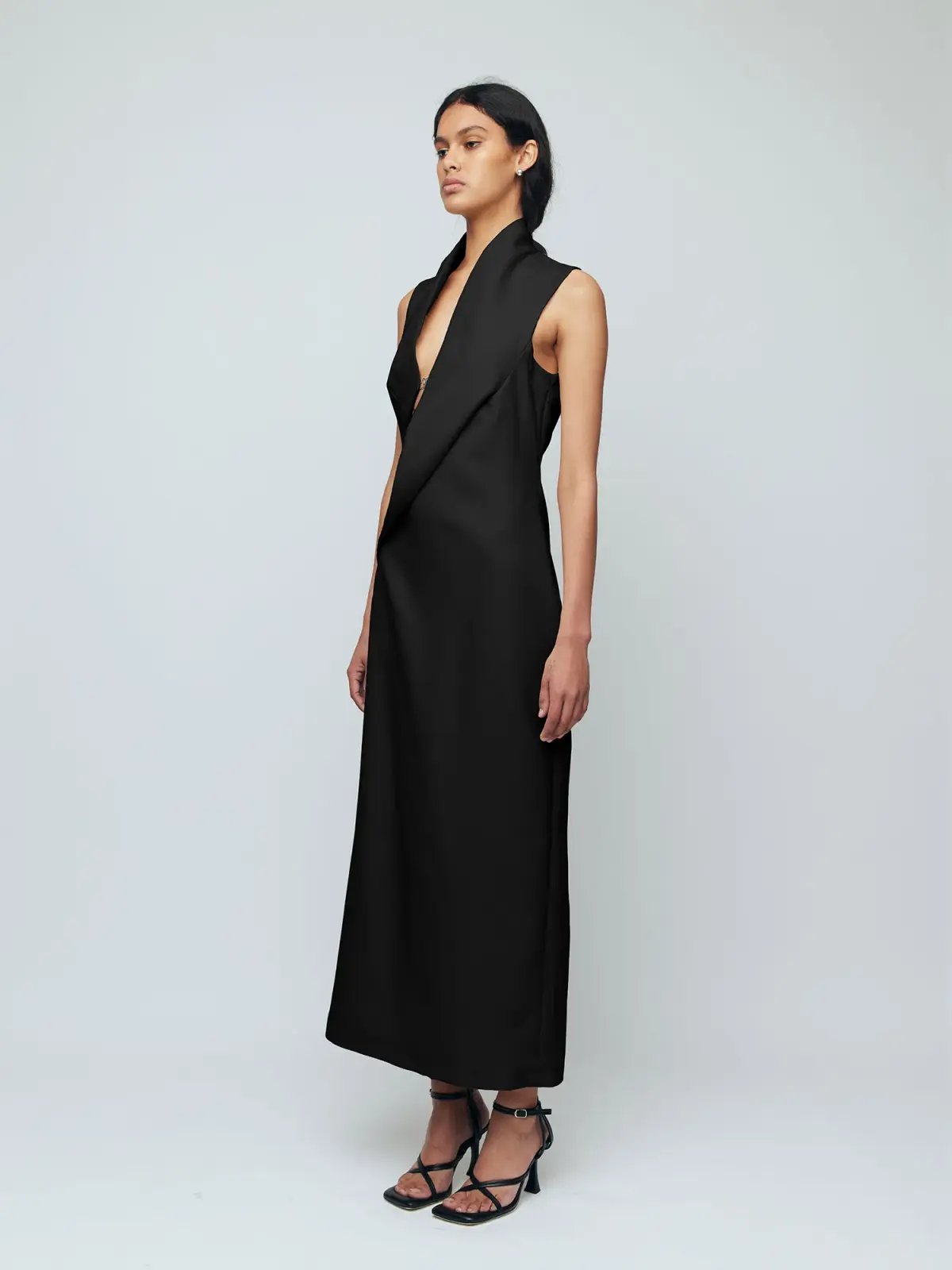 Wynn Hamlyn Harry Dress Black Size 10 photo 2