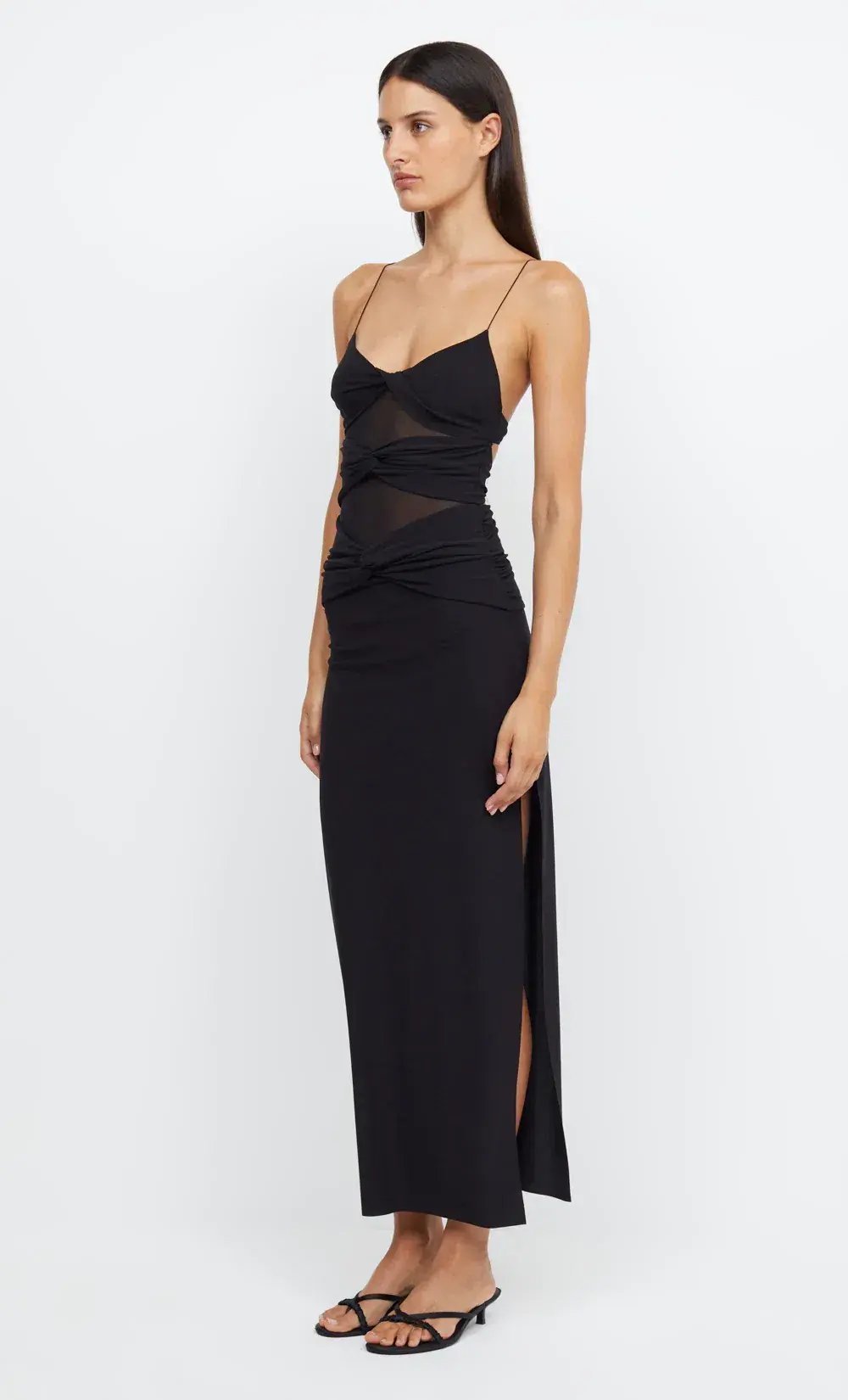 Bec & Bridge Montana Twist Maxi Dress  Black Size 8 photo 2