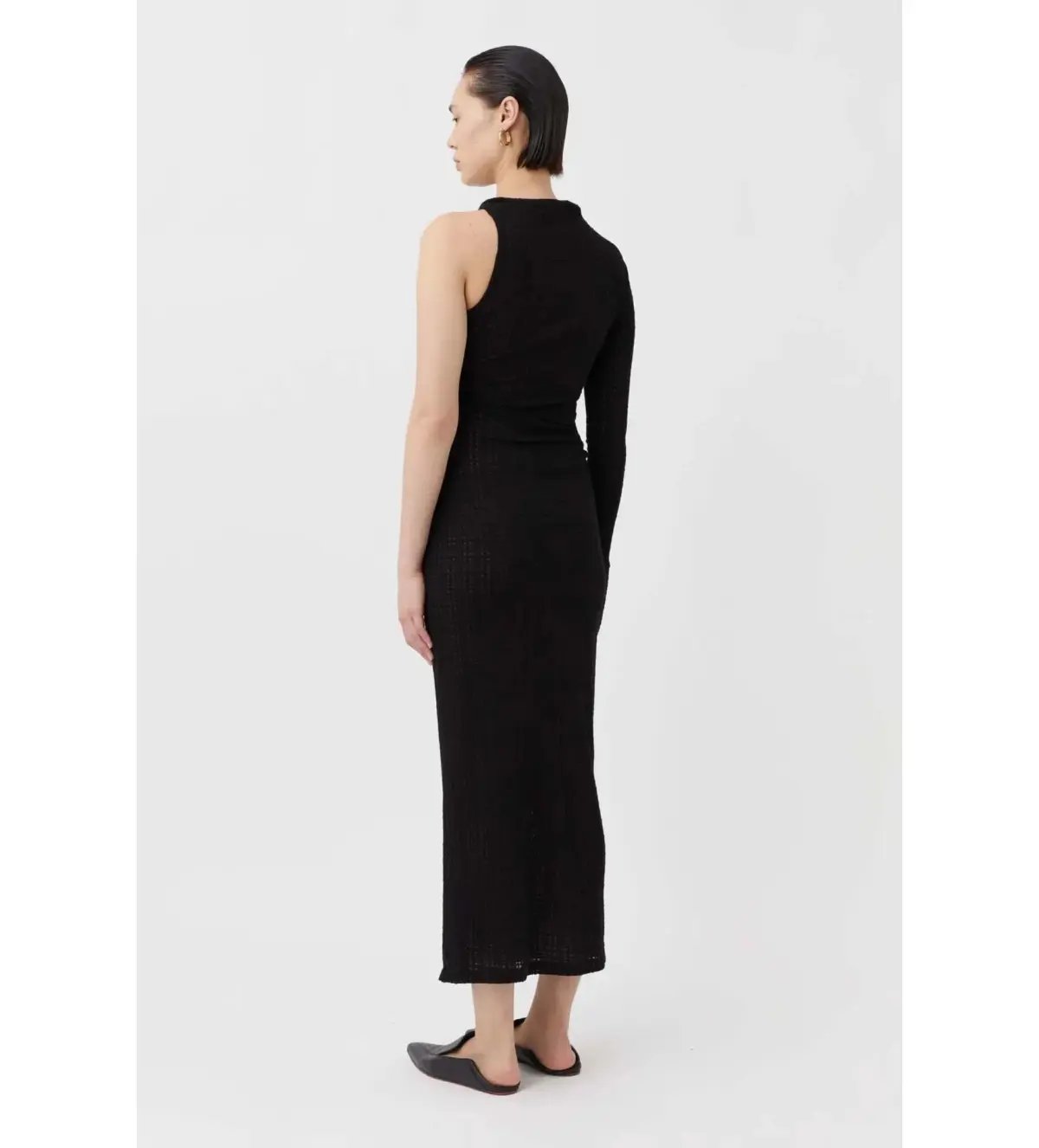 Camilla & Marc Cypress Midi Dress Black Size AU 14 photo 3