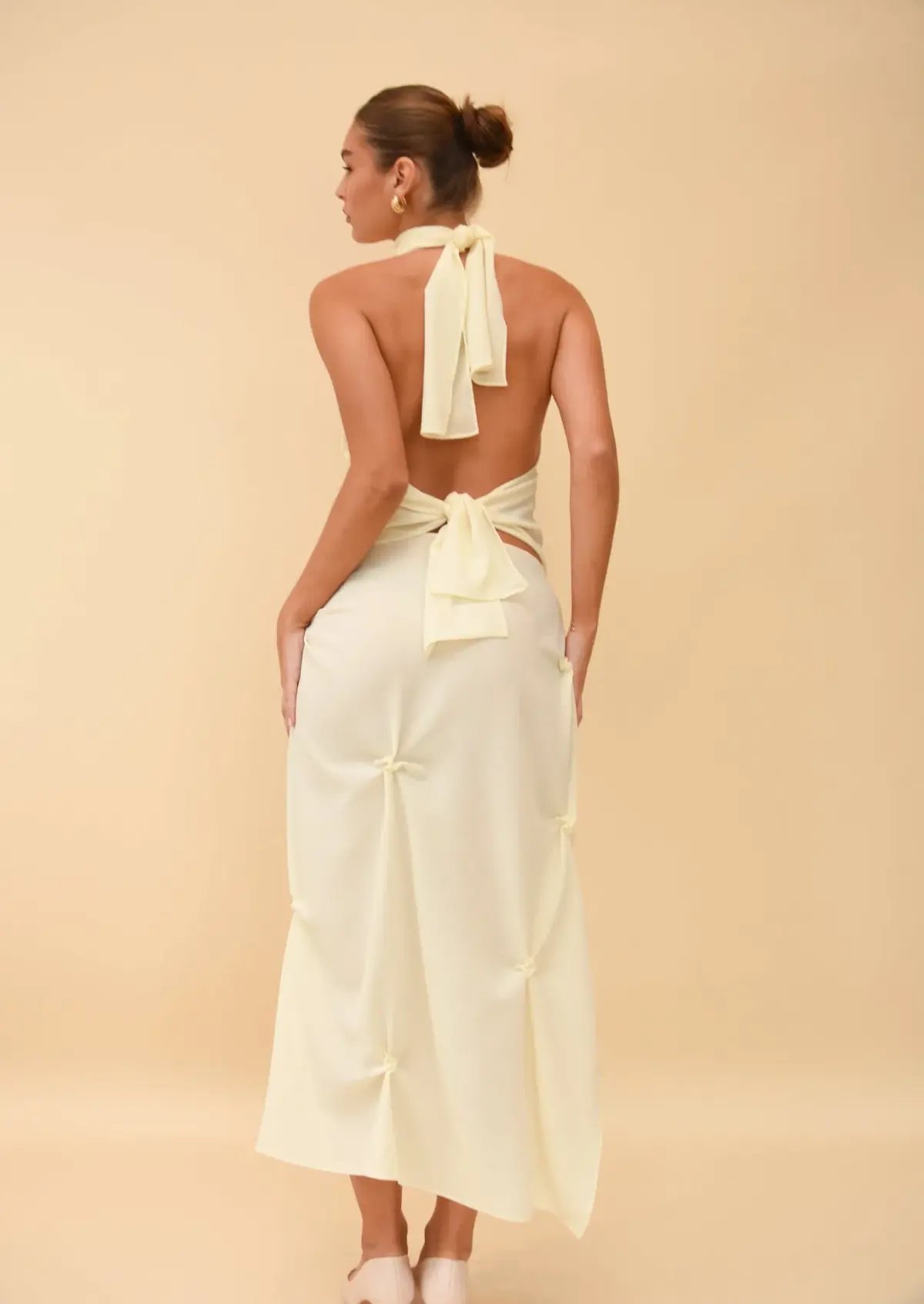 Koster Kulture The Marbella Halter and Skirt Set Ivory One Size photo 2