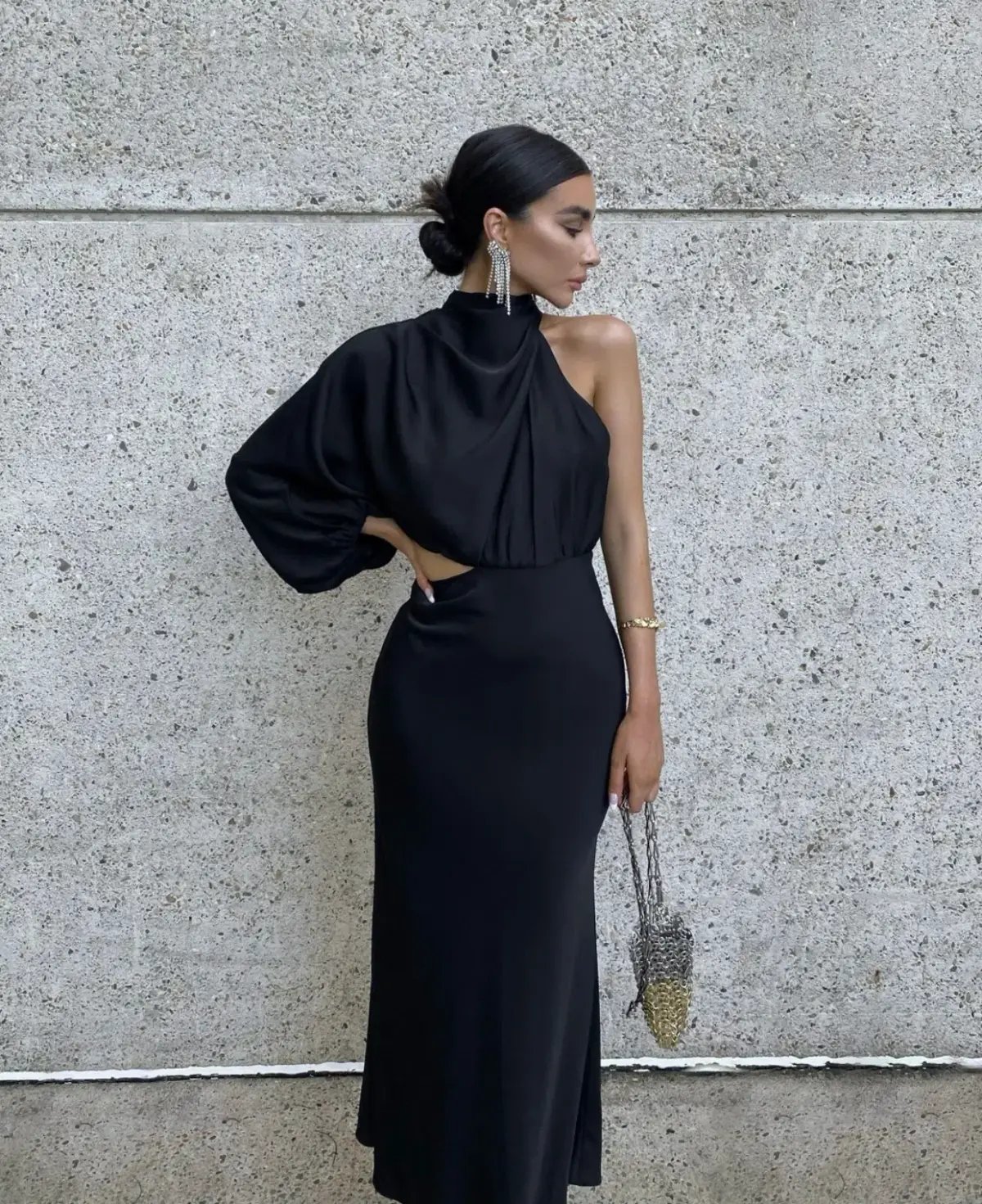 Sheike Olivia Maxi Dress Black Size 8 photo 3