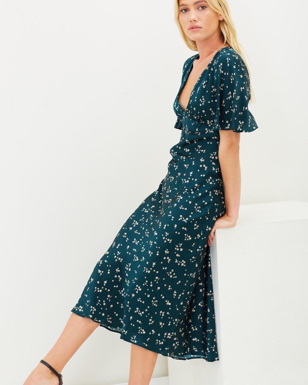 Bec and Brige Jardin Midi Dress Size 10 photo 3