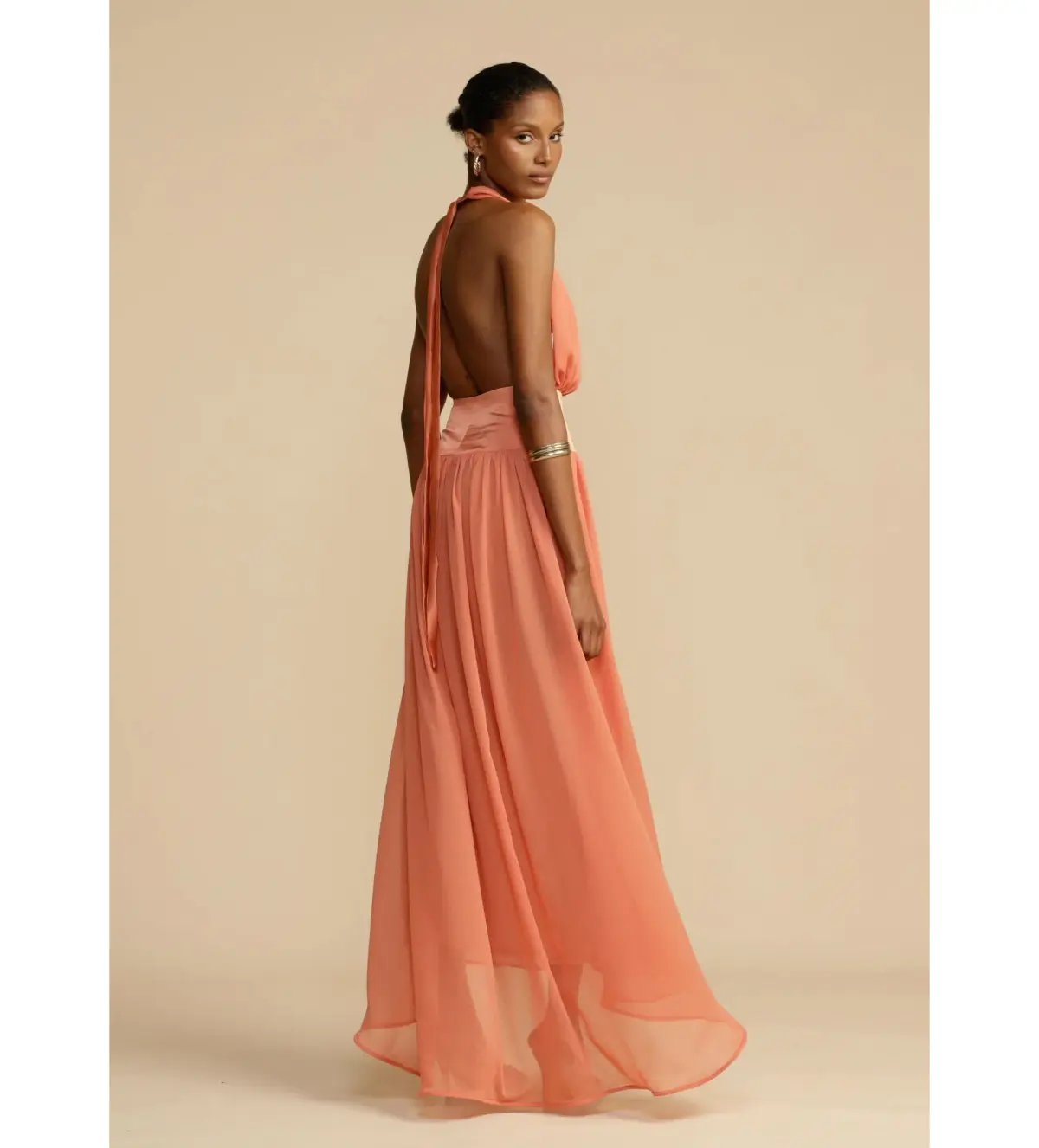 Arcina Ori Serena Maxi Dress Coral Size S / AU 8 photo 2