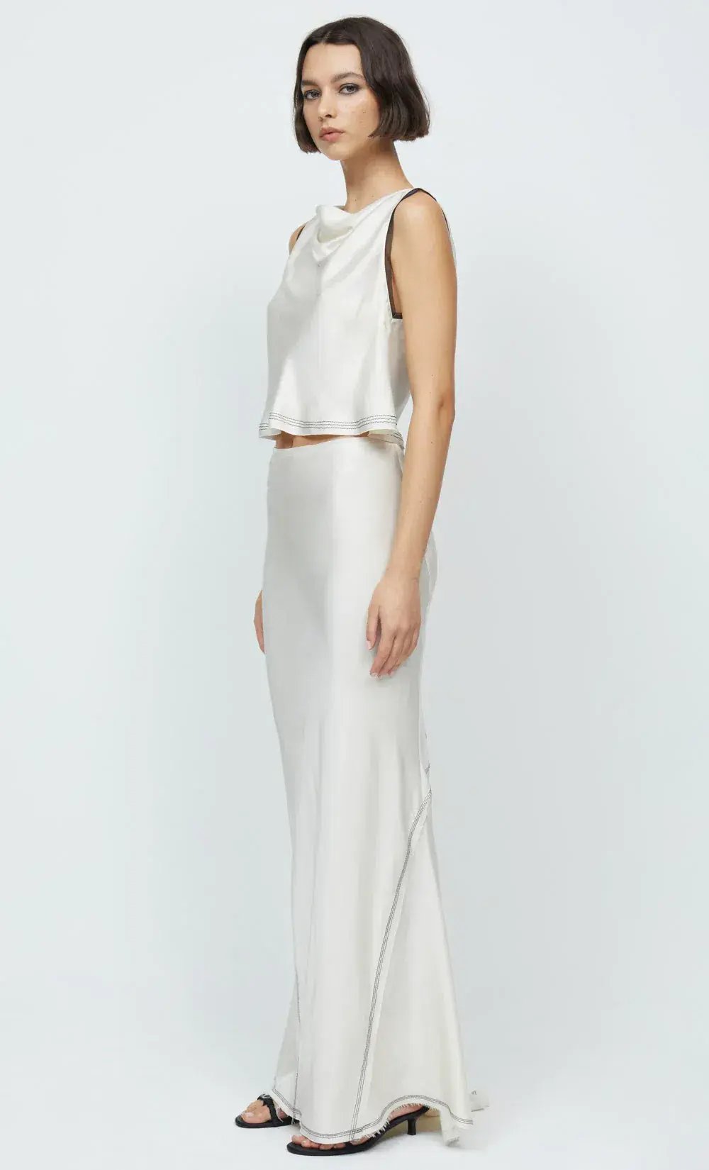 Bec & Bridge Evangeline Top and Maxi Skirt Set White Size 6 photo 2