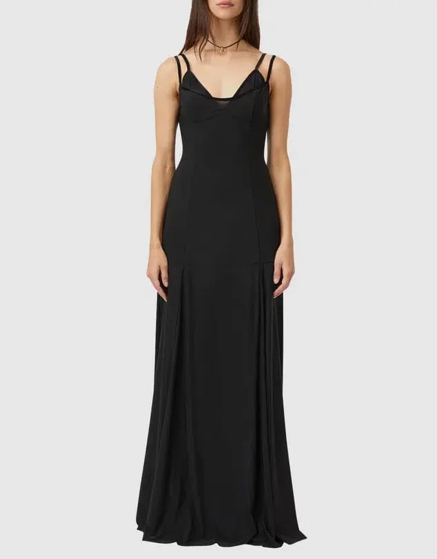 Camilla and Marc Leander Maxi Dress in Black Size 10 photo 6