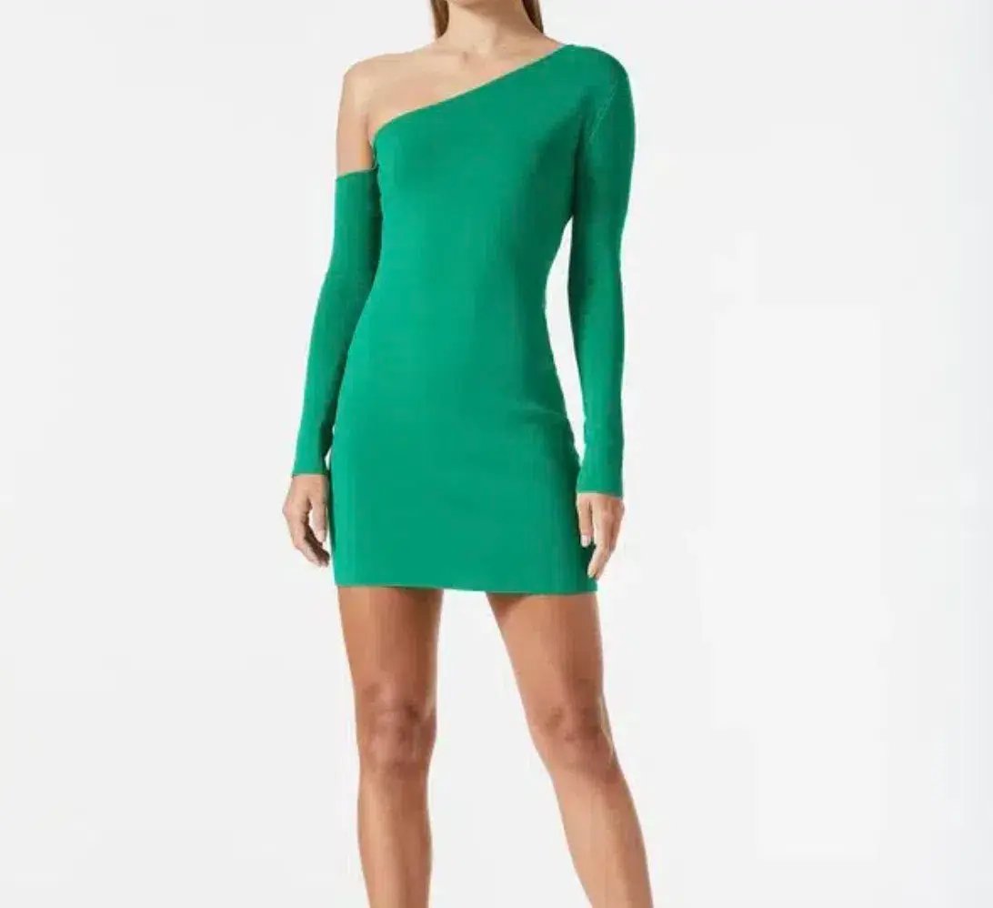 San Sloane Erika Mini Dress Fern Green Size 8 photo 2
