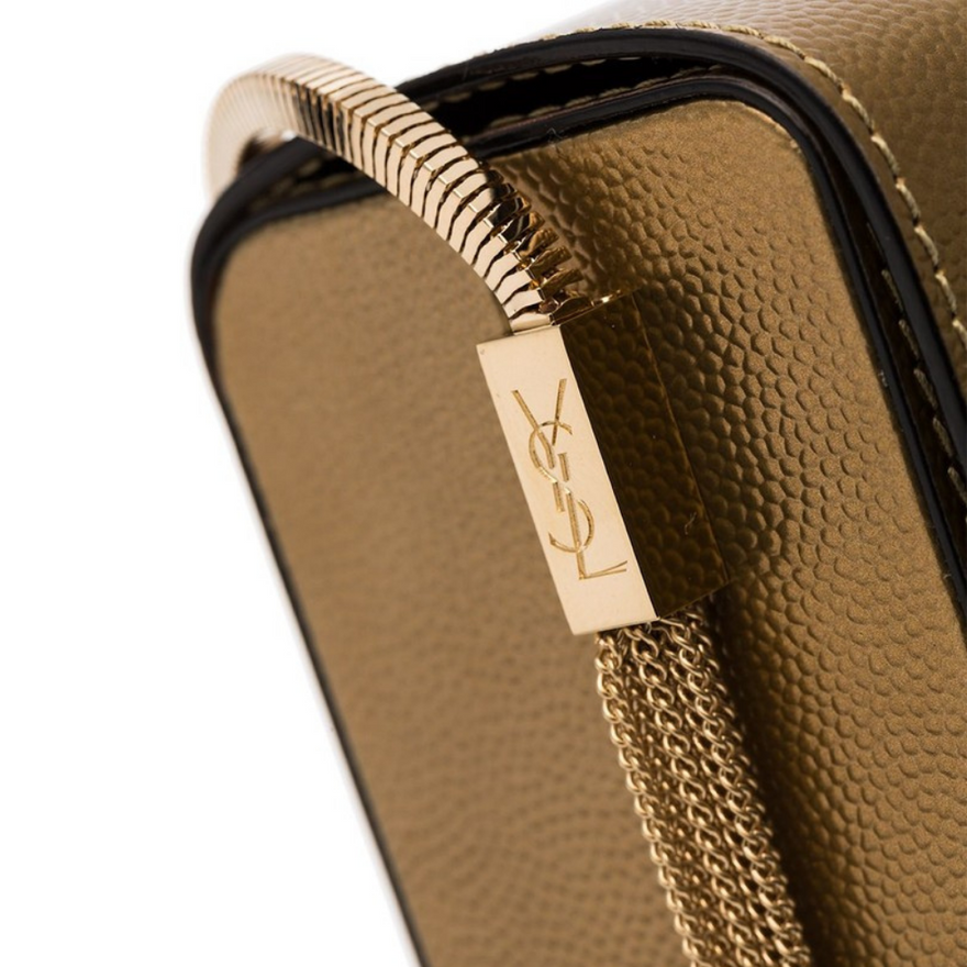 Saint Laurent Gold Kate Box Bag photo 2