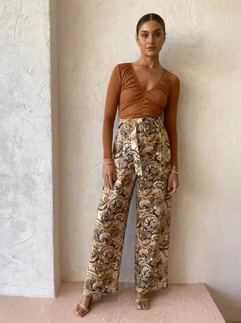 Alemais Phillipa Pant Print Size AU 10 photo 3