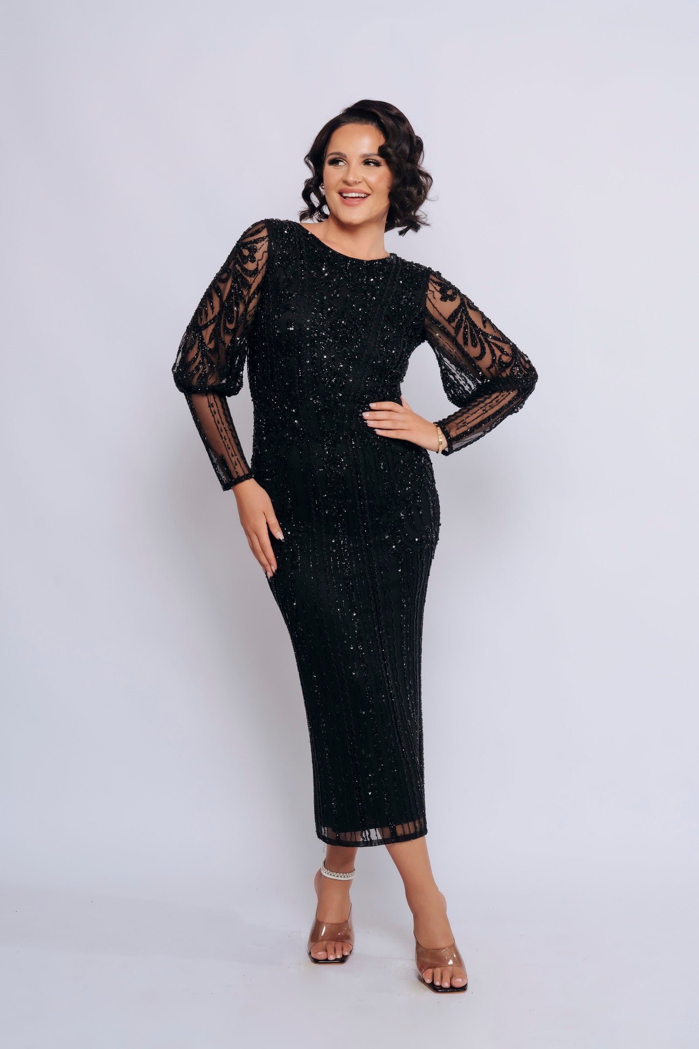 DIANA BELLE SLEEVE BLACK BY MY SECRET WARDROBE BLACK photo 4