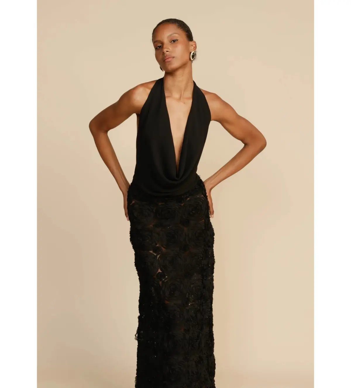 Arcina Ori Adriana Maxi Dress Black Size XS/AU 6 photo 6