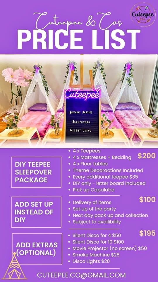 Sleepover party hire photo 3