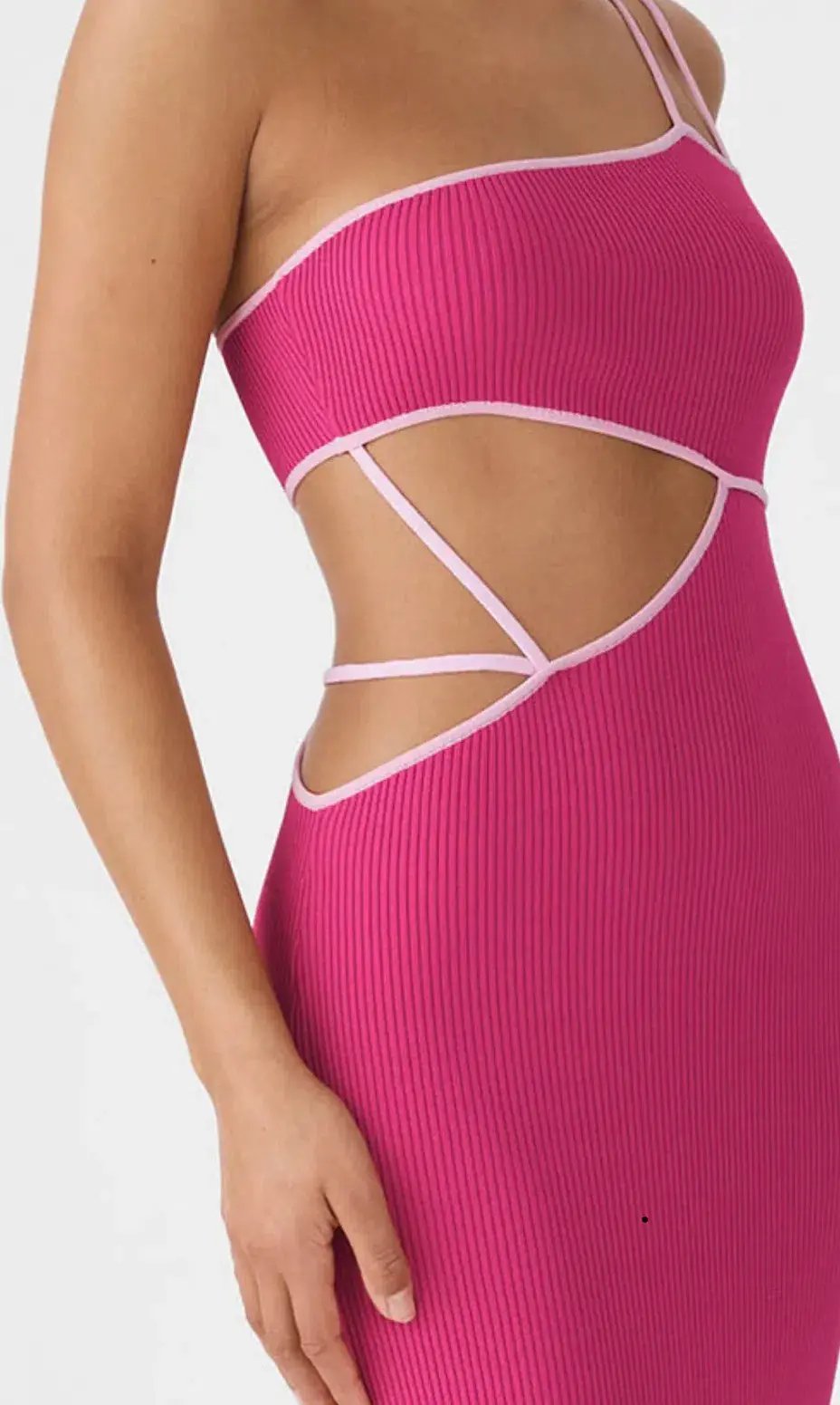San Sloane Nathalya Midi Dress Pink Size Small/Au 8 photo 2