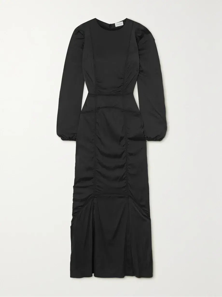 By Malene Birger's Ettienne Dress Black Size AU 14 photo 3